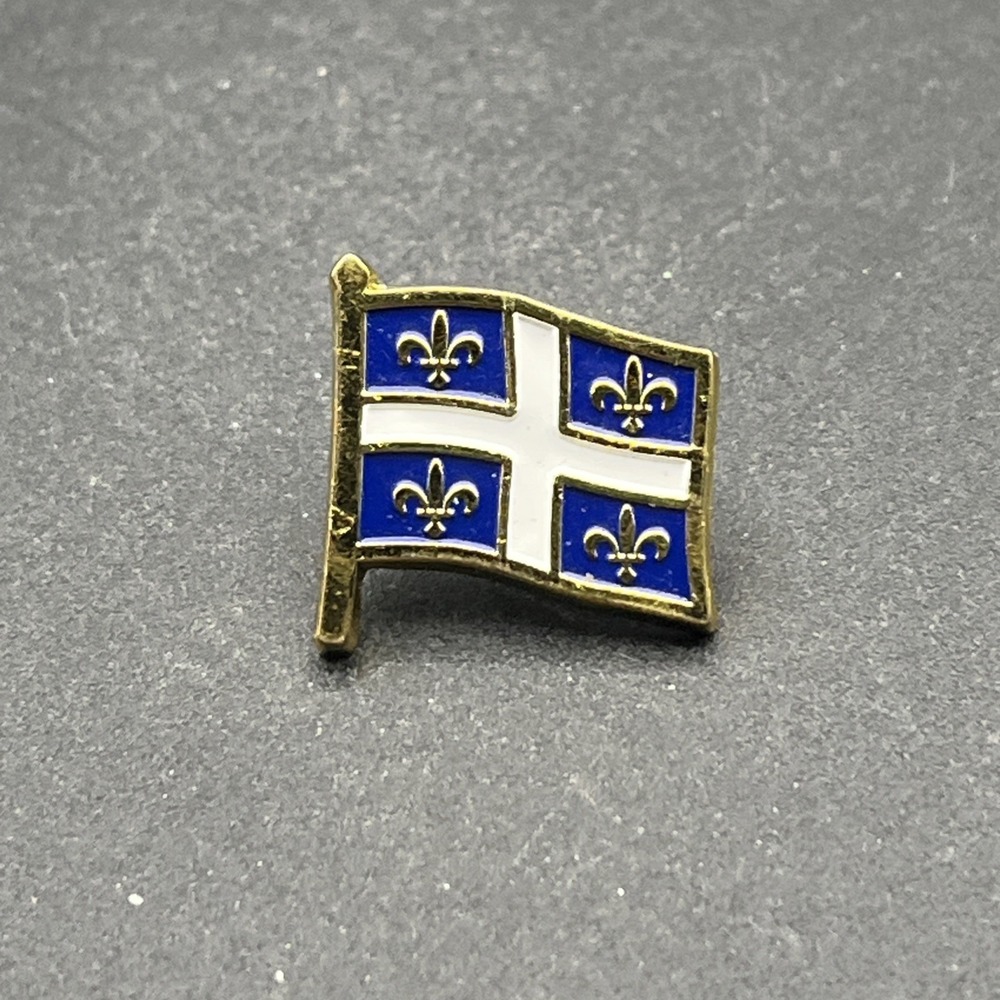 Quebec Flag Canada Lapel Hat Pin‎